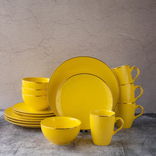 Load image into Gallery viewer, Senorita Yellow 16 Pieces Dinner Set
