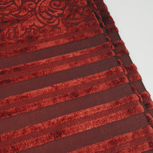Load image into Gallery viewer, Dark Red Genevieve Embroidery Room Darkening Curtain | 56&quot; by 96&quot;
