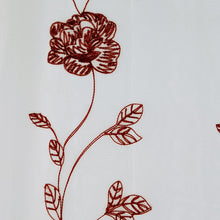 Load image into Gallery viewer, Red Bella Sheer Curtain | 54&quot; by 90&quot;
