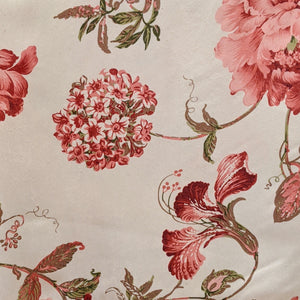 Red Flora Blackout Curtain | 54" by 90"
