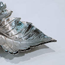 Load image into Gallery viewer, Elegance Silver Maple Leaf Dish Three Tier
