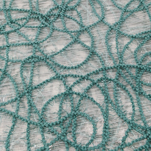 Turquoise Sydney Sheer Curtain | 60" By 90"