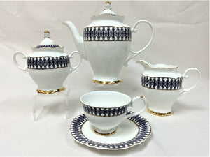 Royal Blue Tea Set | 15 pieces