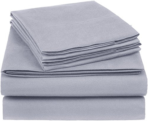 Grey Organic Cotton Sheet Set | King & Queen