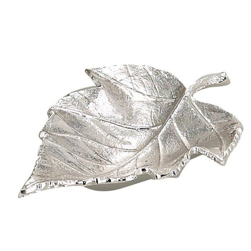 Elegance Silver Maple Leaf Dish Medium