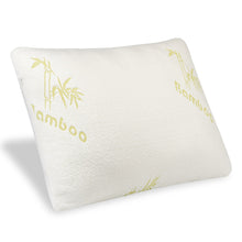 Load image into Gallery viewer, Bamboo Pillow With Removable Washable Bamboo Cover Case (Queen Size)
