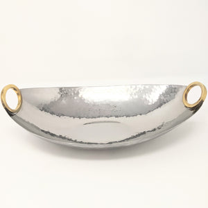 Golden Ring Boat Tray | 8" Wide By 14" Long