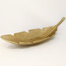 Load image into Gallery viewer, Curved Rose Leaf Tray | Gold
