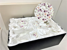 Load image into Gallery viewer, Purple Rose Tea Set | 6 Serving
