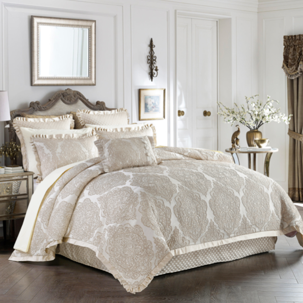 Black & White Luxury Comforter Set Bed in A Bag – 9 Piece Bed Sets