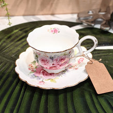 Load image into Gallery viewer, Country Rose Cup and Saucer Set | Pair
