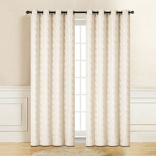 Load image into Gallery viewer, Mercie Gold Blackout Curtains | 55&quot; By 96&quot;
