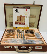 Load image into Gallery viewer, Gold Capri | 78 Pieces Flatware Set
