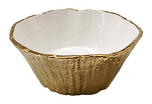 Load image into Gallery viewer, Gold Tree Bark Bowl | Three Sizes
