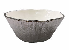 Load image into Gallery viewer, Silver Tree Bark Bowl | Three Sizes
