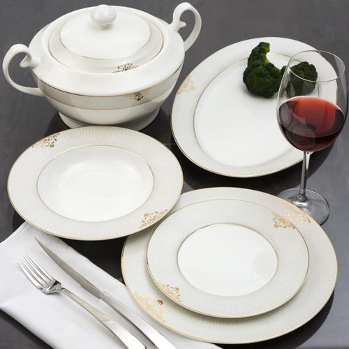 Silver Lux Dinner Set | 6 Servings