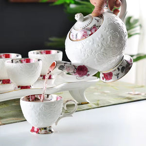 English Floral Tea Set| 6 Serving