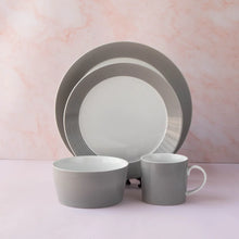 Load image into Gallery viewer, Ripple Grey 16 Pieces Dinner Set
