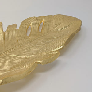 Rose Leaf Tray - Gold