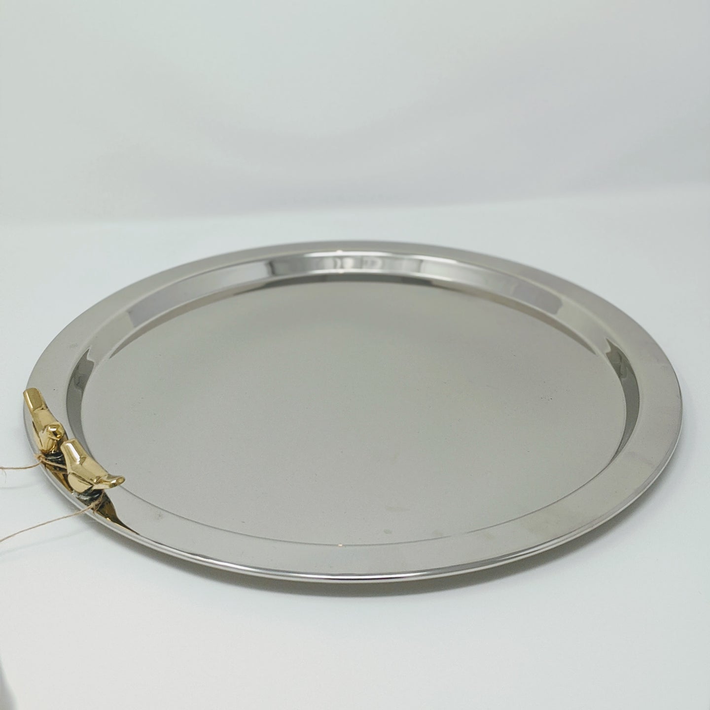 Golden Bird Round Plate | 14