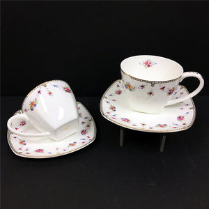 Modern Royal Cup and Saucer Set | Pair