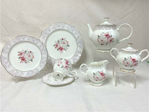 Victoria Flower Tea Set | 6 Serving