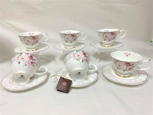 Victoria Flower Tea Set | 6 Serving