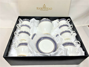 Royal Blue Tea Set | 15 pieces