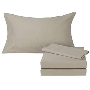 Light Brown Organic Cotton Sheet Set | King & Queen