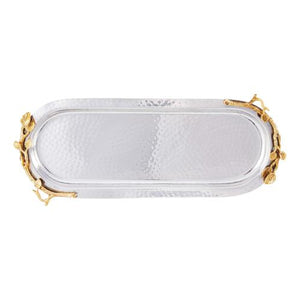 Gilded Leaf Long Tray | 15" Long