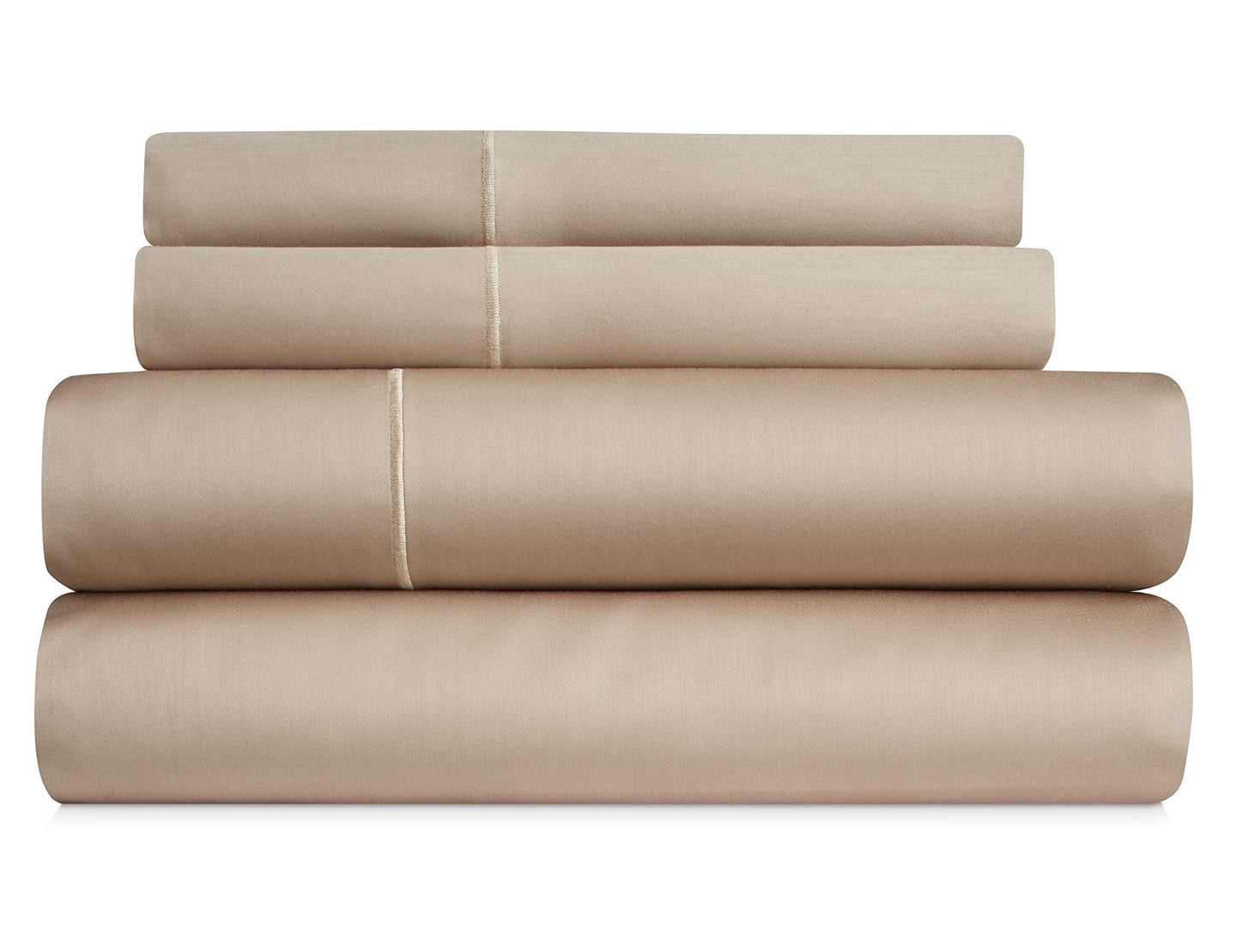 Light Brown Organic Cotton Sheet Set | King & Queen