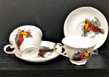 Charger l&#39;image dans la galerie, Cardinal Cup and Saucer Set | Pair
