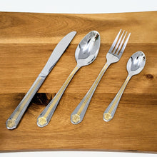 Charger l&#39;image dans la galerie, Gold Versallion | 24 Pieces Flatware Set
