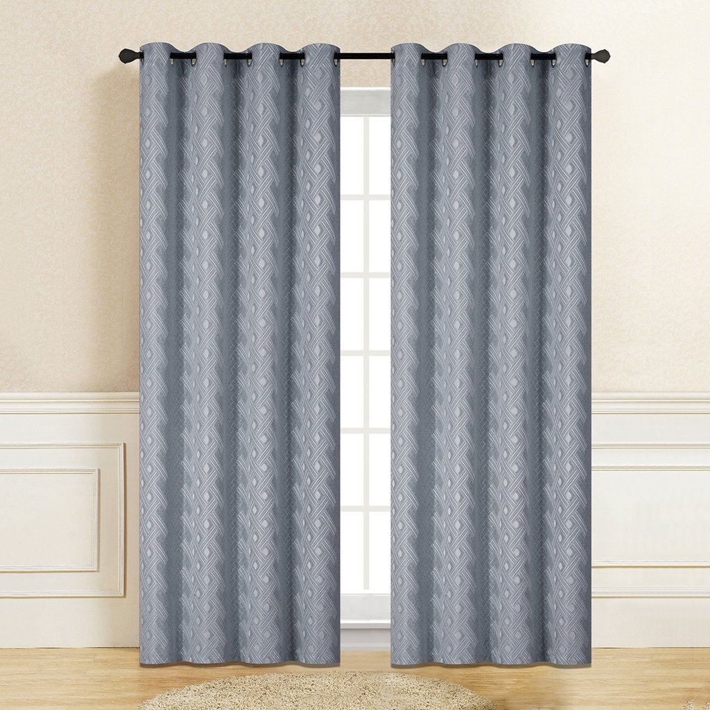 Mercie Grey Blackout Curtain | 54