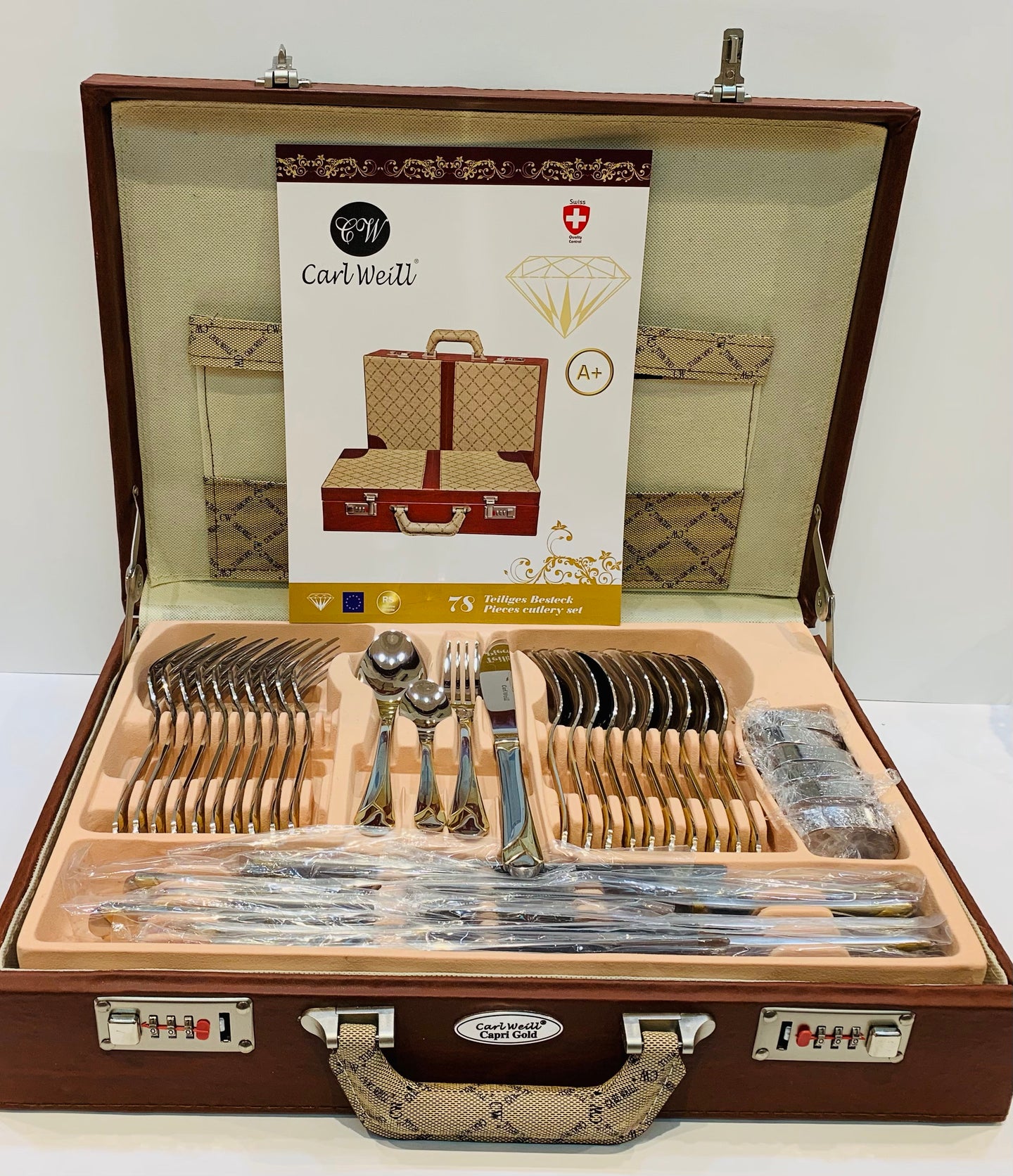 Gold Capri | 78 Pieces Flatware Set