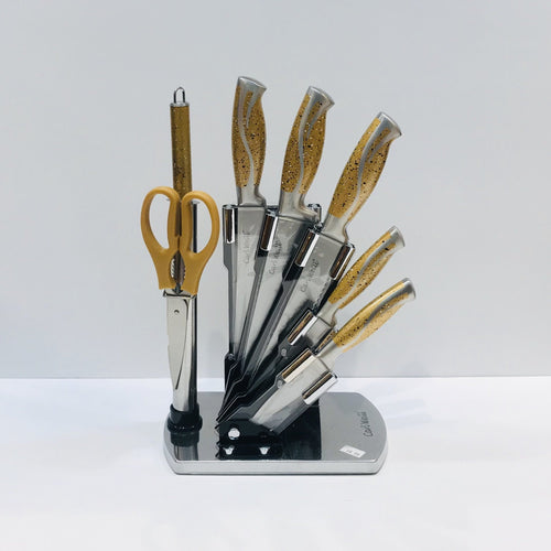 8 Pieces Knife Set | Gold