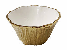 Charger l&#39;image dans la galerie, Gold Tree Bark Bowl | Three Sizes
