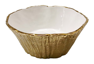 Gold Tree Bark Bowl | Three Sizes