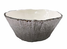 Charger l&#39;image dans la galerie, Silver Tree Bark Bowl | Three Sizes
