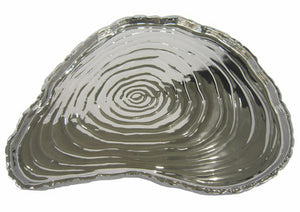 Silver Tree Bark Tray | 13"